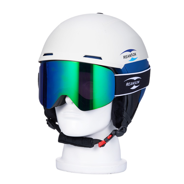 Skiing Helmet-LH407-Beige