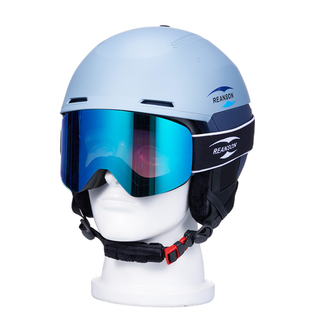 Skiing Helmet-LH407-Blue
